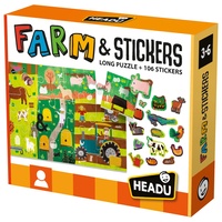 Headu Farm with Reusable Stickers Boden