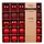 INGE-GLAS Weihnachtskugeln Glas 6cm 25er Set - Merry Red teils transparent - Rot