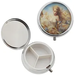 3er Set Pillendose Tablettenbox Medikamentenbox Metall Vintage Reise Apotheke