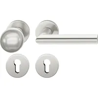 N/H Wechselgarnitur 12 1076 ASL auf Rosette PZ Silber Eloxiert