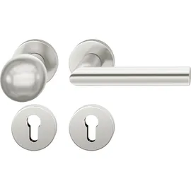 N/H Wechselgarnitur 12 1076 ASL auf Rosette PZ Silber Eloxiert