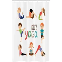 ABAKUHAUS Duschvorhang 120 x 180 cm mehrfarbig