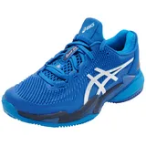 Asics Court Ff 3 Novak Sandplatzschuhe - Tuna Blue / Pure Silver - EU 46