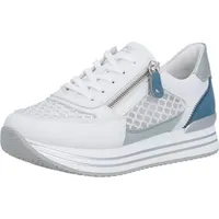 remonte Plateausneaker Weiß/Blau 37