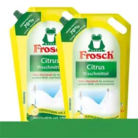 Frosch Voll-Waschmittel Citrus 1,8L mit weiss Kraft Formel (2er Pack)