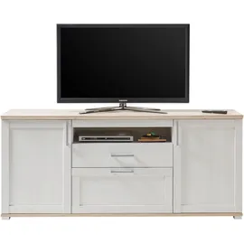 HBZ »Romance Landhaustil, TV Möbel bis 65 Zoll, BxHxT 190x82x44 cm«, (1 St.), Mit 2 Türen, 1 offenes Fach, 1 Schubkasten und 2 Einlegeböden