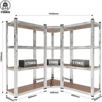Wiltec Schwerlast Eckregal