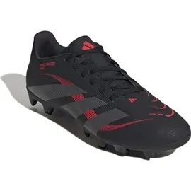 adidas Predator Club FG/MG Herren Core Black/Grey Four/Lucid Red 44 2/3