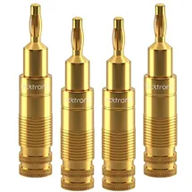 Clicktronic Bananen-stecker, Premium-adapter Bananen-stecker 6,0 mm2
