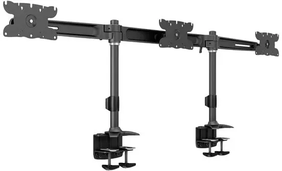 M VESA Desktopmount Triple Desk Clamp