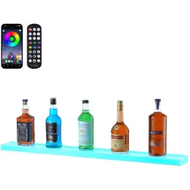 Vevor Weinregal 101,6 x 11,4 x 3,2 cm Schwarz