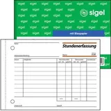 Sigel Formularbuch Stundenerfassung A6 Grün