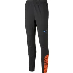 PUMA Herren Sporthose individualCUP Training Pants, PUMA BLACK-ULTRA ORANGE, XXL