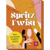 Groh Verlag Spritz Twist: Das verrückte Partyspiel | 50 Spielkarten mit lustigen Aufgaben und Fragen (Spaßgarantie)