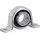 HTB SBPP 204 Stehlager Stahlblech Bohrungs-Ø 20mm Lochabstand 76mm