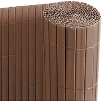 Ribelli PVC Sichtschutzmatte mit Steg 140 x 400 cm braun