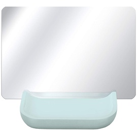 Kleine Wolke Kosmetikspiegel Tray Mirror Opal, Maße ca. 12 x 17,3 cm, Glas/Polyresin