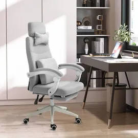 Vinsetto Bürostuhl grau