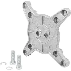 MONITORHALTERUNG ANSCHLUSSPLATTE VESA GR.50/75, ALUMINIUM