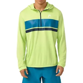 Head Topspin Hoodie Men, lightlime/Teal