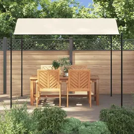 vidaXL Pavillon 1,62 x 3 m inkl. 4 Seitenteile Cremeweiß/Beige