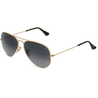 Ray-Ban Aviator Large Metal RB3025 181/71 58-14 polished gold/classic green