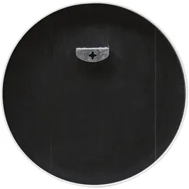 [en.casa] Wandspiegel, Weiß Glas, rund 50x2.8x50 cm Spiegel, Wandspiegel