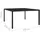 vidaXL Gartentisch 130 x 130 x 72 cm Schwarz