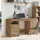vidaXL Schreibtisch mit Schrank Artisan Oak Engineered Wood