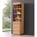 Home Affaire Vitrine, Höhe 184 cm, Türen aus Massivholz, mit Glaseinsatz