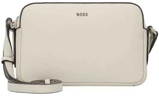 Boss Lenah Umhängetasche Leder 23 cm  beige
