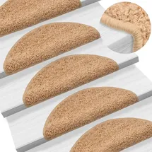 vidaXL Stufenmatte 56 x 17 cm Beige