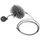 vidaXL Kaminbesen Rund 20 cm grau