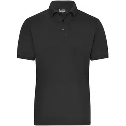 Bio Stretch Polo-Shirt "JN1806" UV-Schutz - 6XL - black