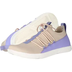 Ballop Barfussschuhe Sneaker Tilava (leicht, atmungsaktiv) beige/violett