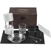 Vevor Eiswürfelbereiter Eiswürfelformen Satz 60 mm, Eiswürfelform Eiskugelform mit