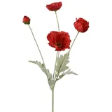 Decoris Kunstblume POPPY (LBH 14x7x63 cm) - LBH 14x7x63 cm