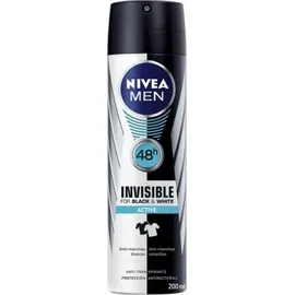 NIVEA Men Black & White Active Deodorant Spray 200 ml Herren