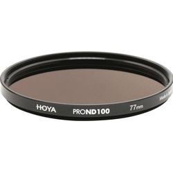 Hoya Pro ND100 Filter (77 mm, ND- / Graufilter), Objektivfilter, Schwarz