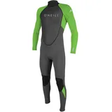 O'Neill Herren Reactor-2 3/2mm Back Zip Full Wetsuit Neoprenanzug, Graph/Dayglo, LS