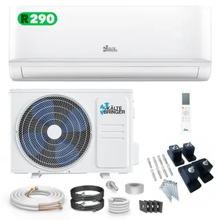 Kältebringer R290 Split-Klimaanlage 12.000 BTU (3,4kW) mit Wandhalterung