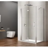 Gelco LORO Komplettdusche mit Falttür 100 x 80 cm GN4510-03-SET