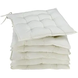 Sitzkissen 6er-Set Cozy Creme