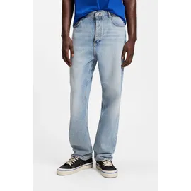 HUGO BOSS Loose-fit-Jeans »Nate« in heller Waschung Gr. 36 Länge 34, Turquoise/Aqua448, , 57642660-36 Länge 34