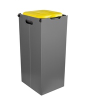 Müllsackständer mit Sichtschutz Abfalleimer Müllbeutelhalter Gelber Sack gelb