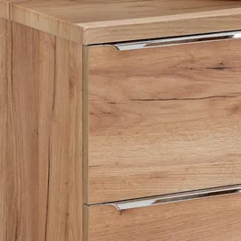 Lomadox Badezimmermöbel Waschtisch-Unterschrank Set, Wotaneiche Nb., 2 Softclose-Auszüge, 1 Regal, B/H/T ca. 81/59,5/46 cm Hergestellt in Europa, Badezimmer, Badezimmerschränke, Waschtischkombinationen