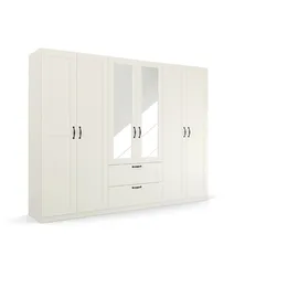 Rauch Drehtürenschrank Cottage by Quadra Spin 271 x 210 x 54 cm Weiß