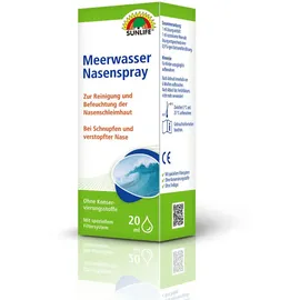 Sunlife SUNLIFE® Meerwasser Nasenspray 20 ml Spray