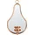 Beliani Wandkerzenhalter Bazarnes Metall Gold