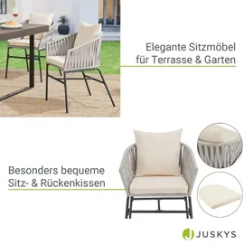 Juskys 2er-Set Rope Stühle
